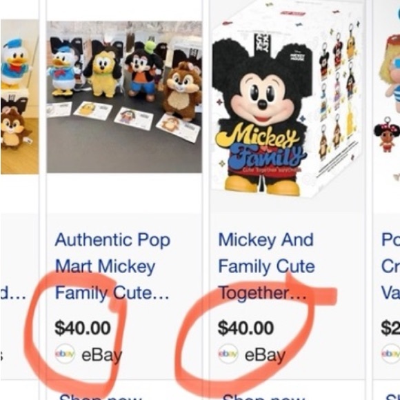 Popmart Mickey Family Cute Together Authentic Key Chain (BLIND BOX) - Picture 2 of 10